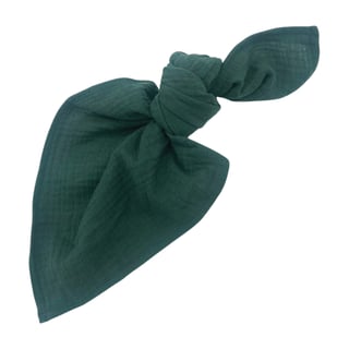 Musselin Serviette dunkelgrün "Green Velvet"