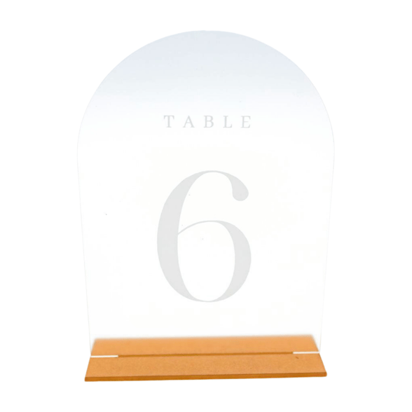 Tischnummer "Numero Elegante"