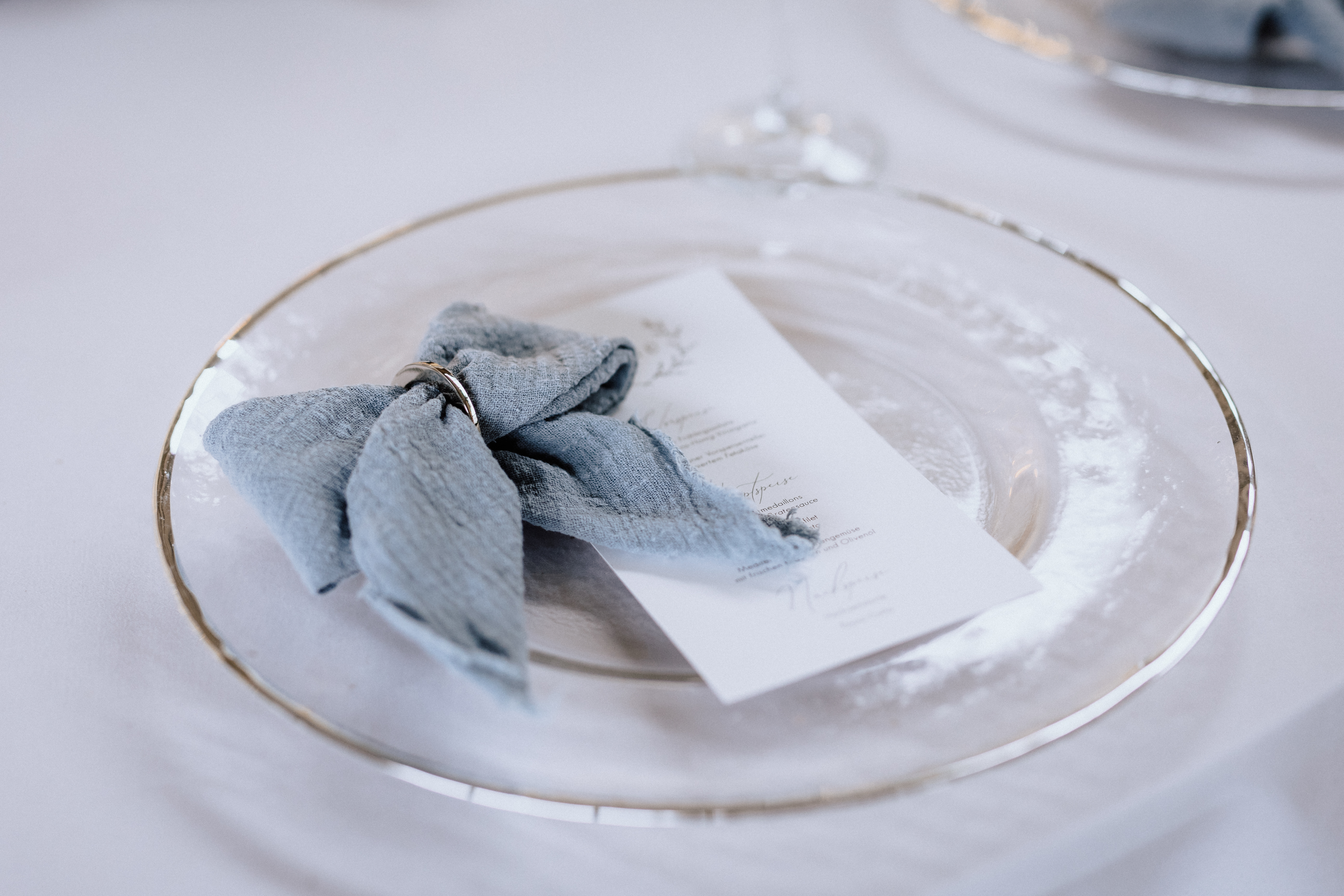 Stoffserviette "Light Blue"